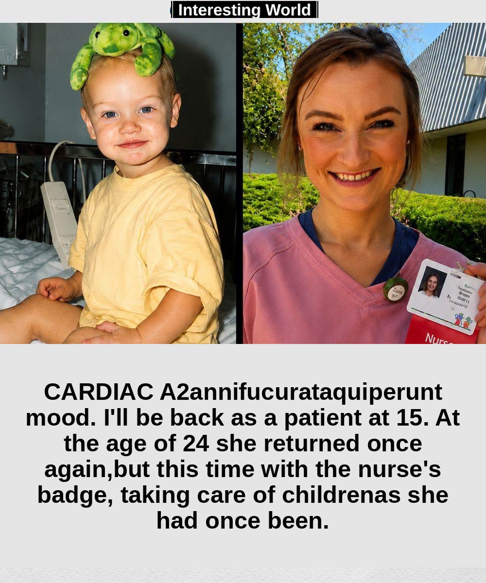 She went to that hospital twice to fight cancer. Years later, Montana Brown crossed the same doors with a nurse's gown.