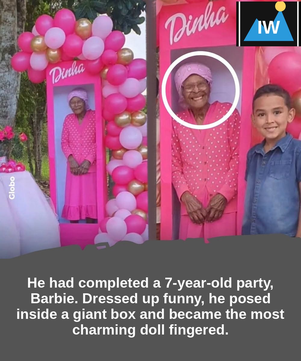 For his 107 years, he didn't want any party. He wanted to be Barbie at least for a day.