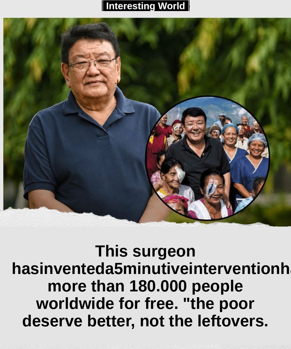 For thousands of people, Dr. Sanduk Ruit is the man who helped to return their sight after years in blindness.