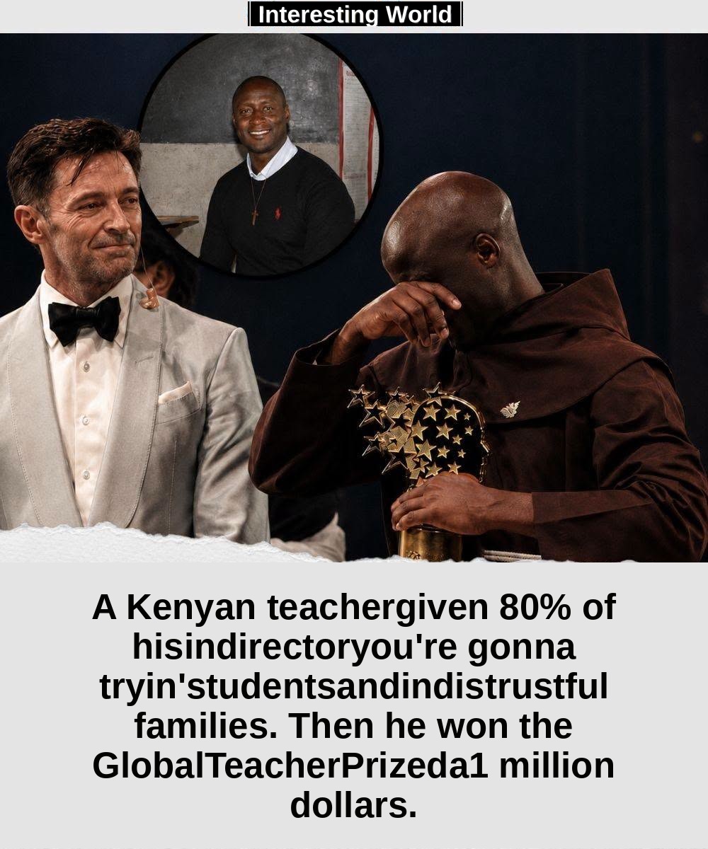 Peter Tabichi already taught in a school with modern facilities and good equipment. He chose to leave it to teach in a p