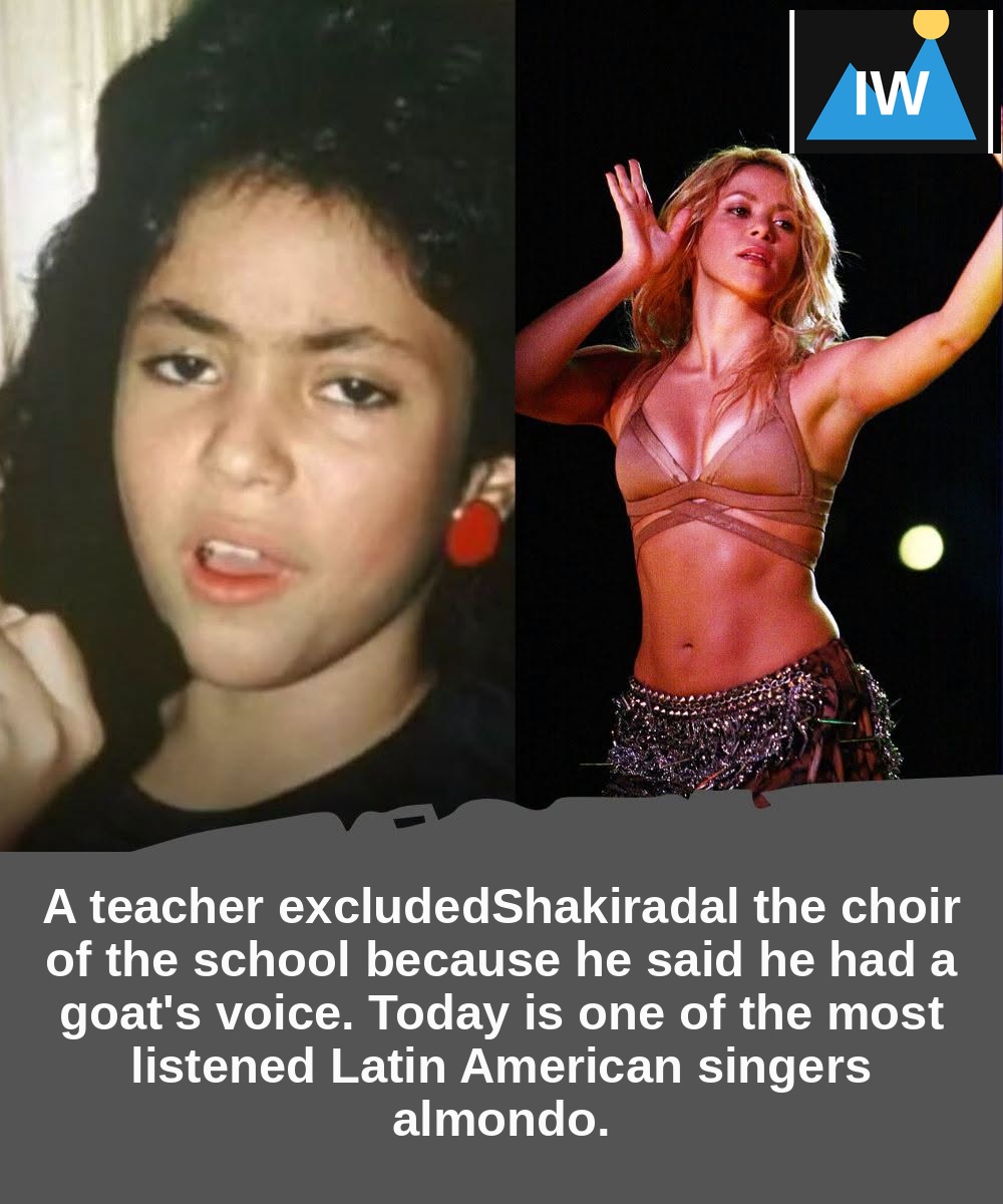 Before becoming one of the most recognizable voices of world music, Shakira was excluded from the choir of his school.