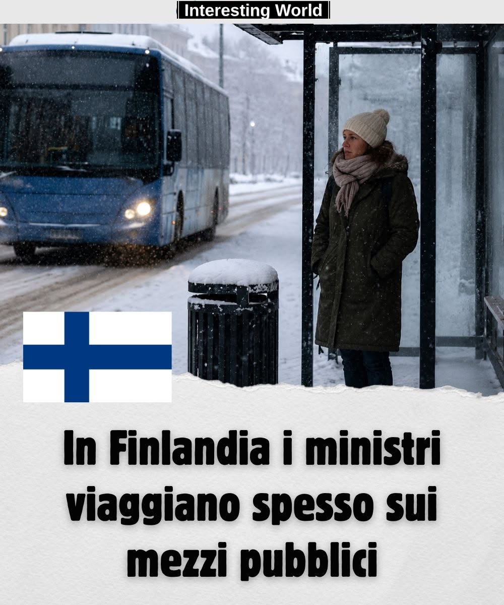 In Finland you can get on a bus and find yourself sitting next to you... a minister.