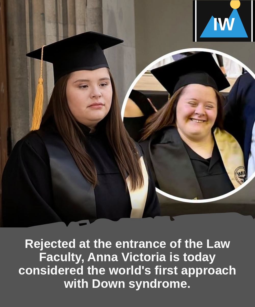 The university told her she couldn't accommodate her. Five years later, Ana Victoria graduated right there.