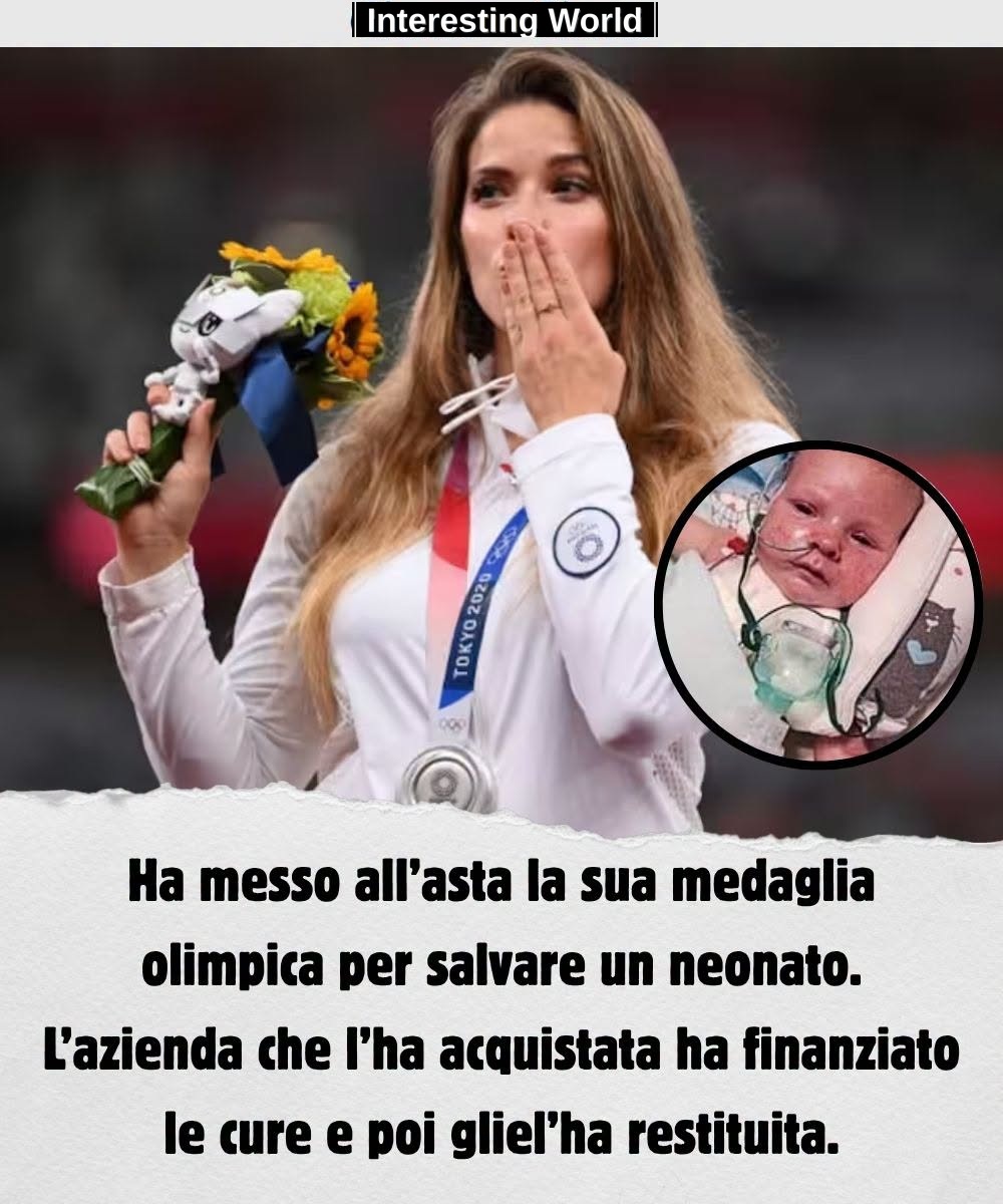 He had just won the most important medal of his career. A few days later, he decided to auction her to save the life of 