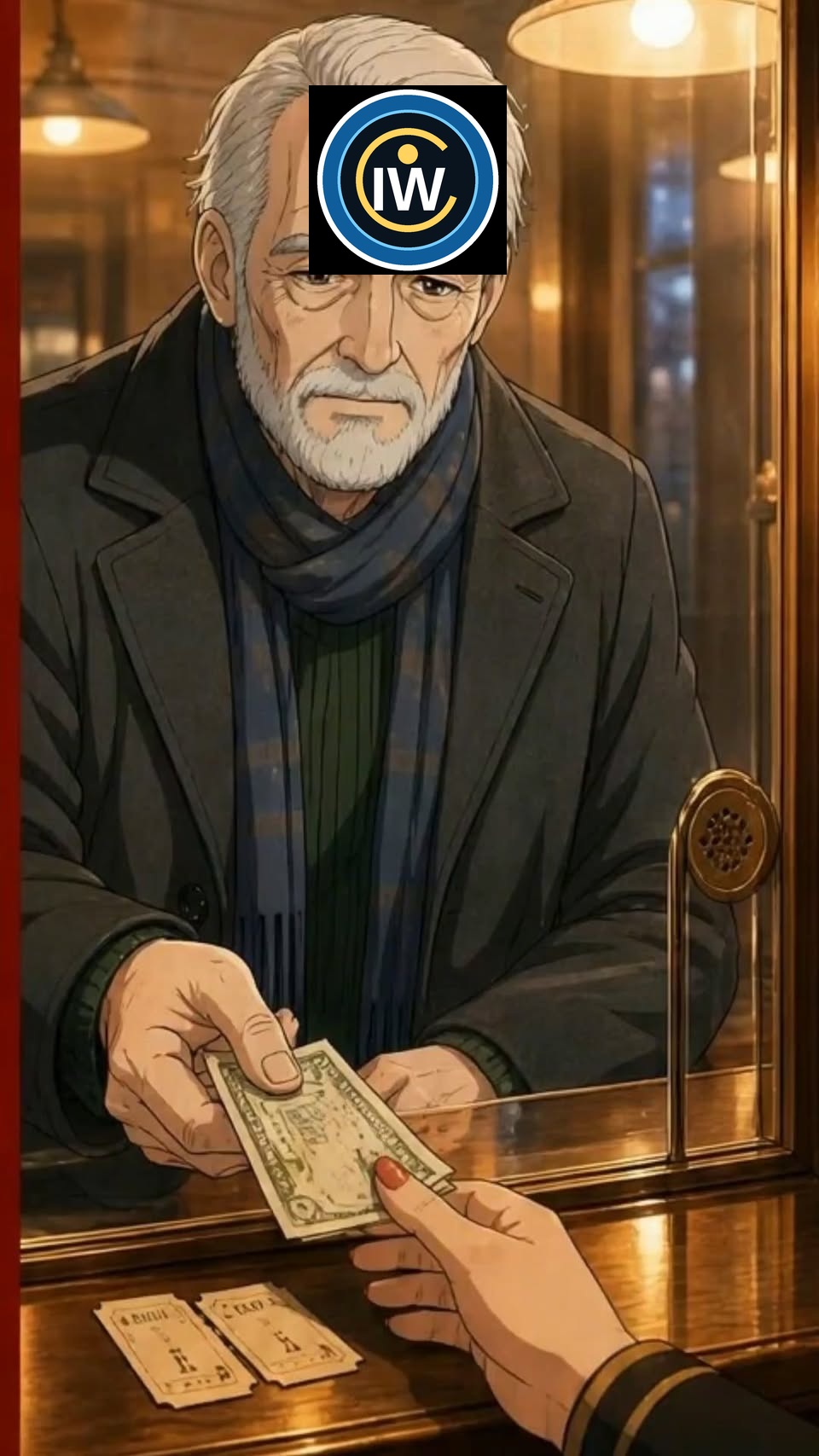 Every month he bought two movie tickets. But it would always like in by itself. ...