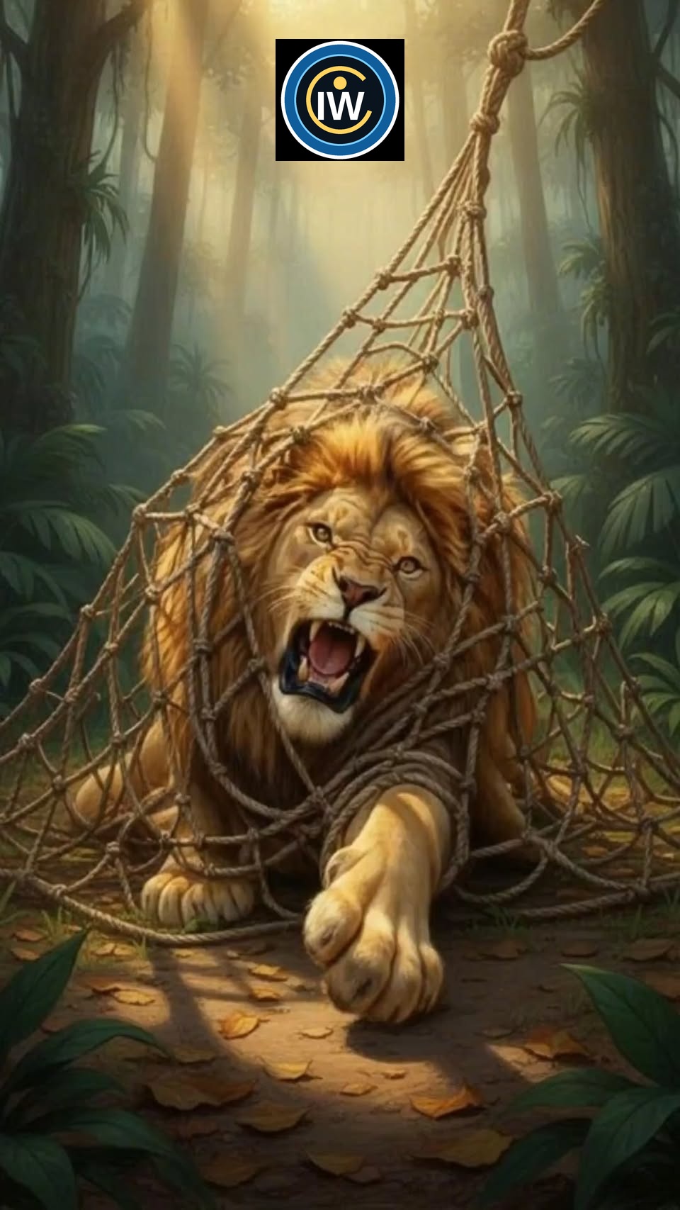 Everyone abandoned the lion... except the smallest one in the forest.