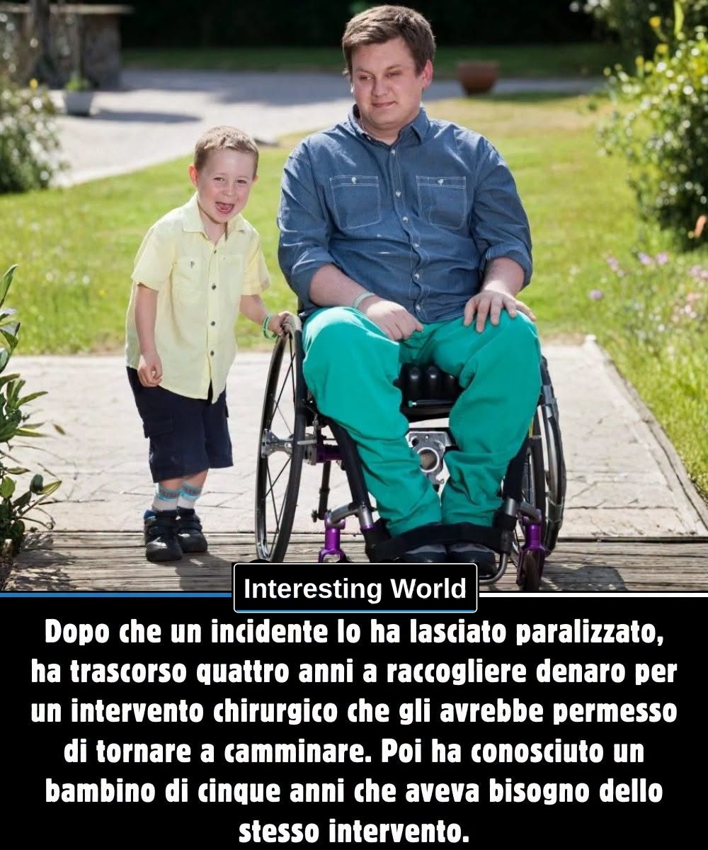 He had waited for years for the moment he could change his life. Then he decided to give that chance to a child he didn'