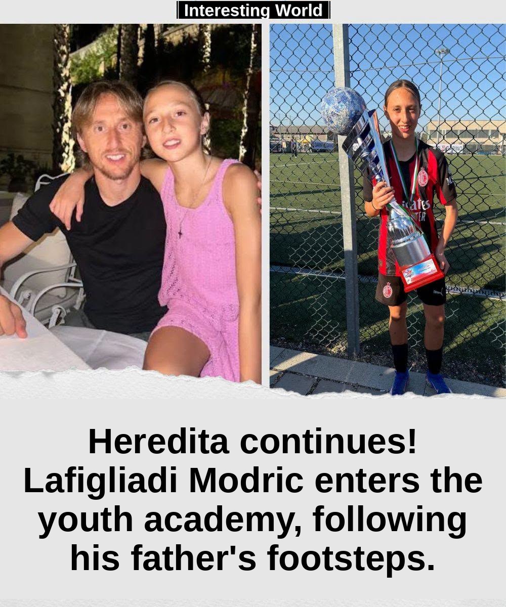 For thirteen seasons his father wrote the story of Real Madrid. Now, at only 13 years old, Ema Modrić has crossed the ga