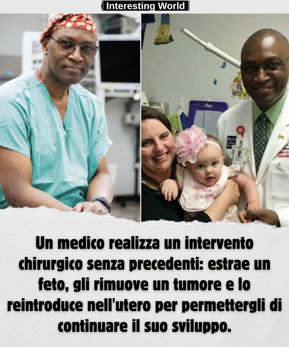 She extracted a child from her mother's womb... to save her life. Then he put it back in his place.