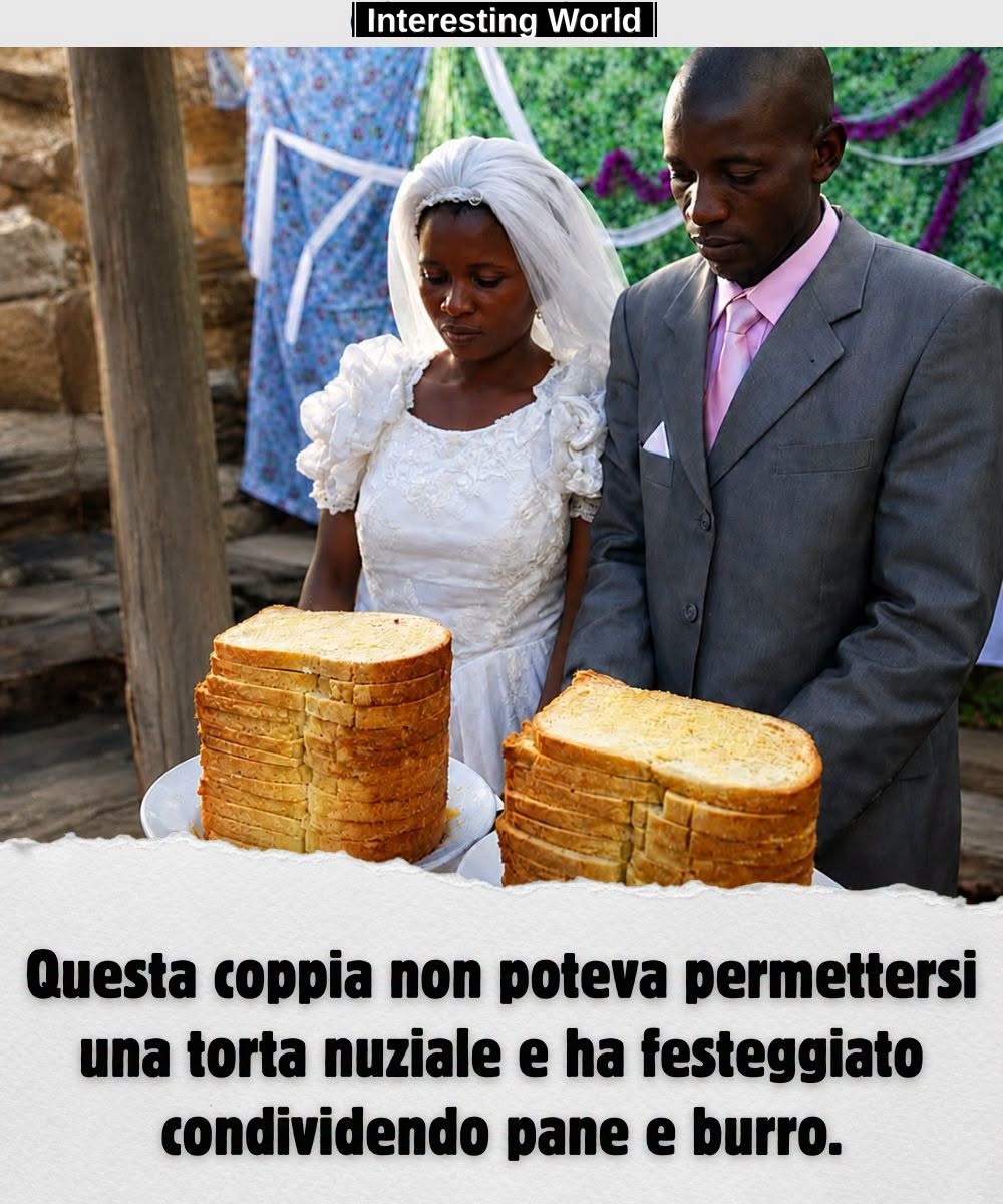 They didn't have the money for a wedding cake. But that day no one remembered his absence.