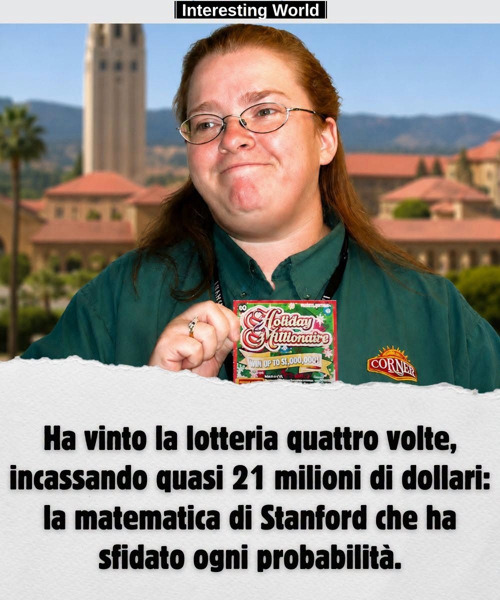 Winning once at the lottery is already a very rare event.