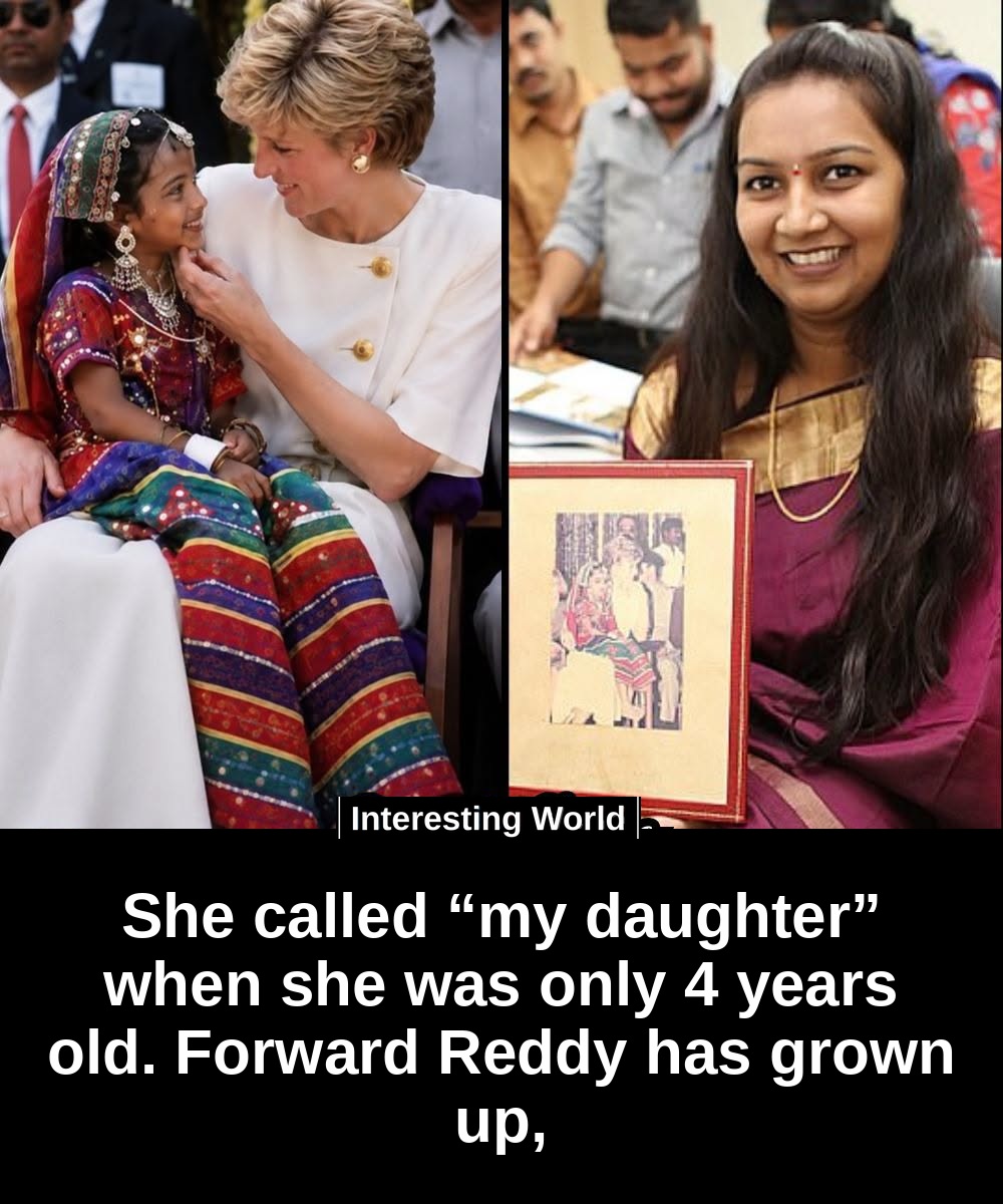 She was four when Princess Diana took her.