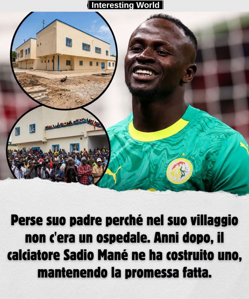 At seven years he lost his father because there was no hospital in his village.
