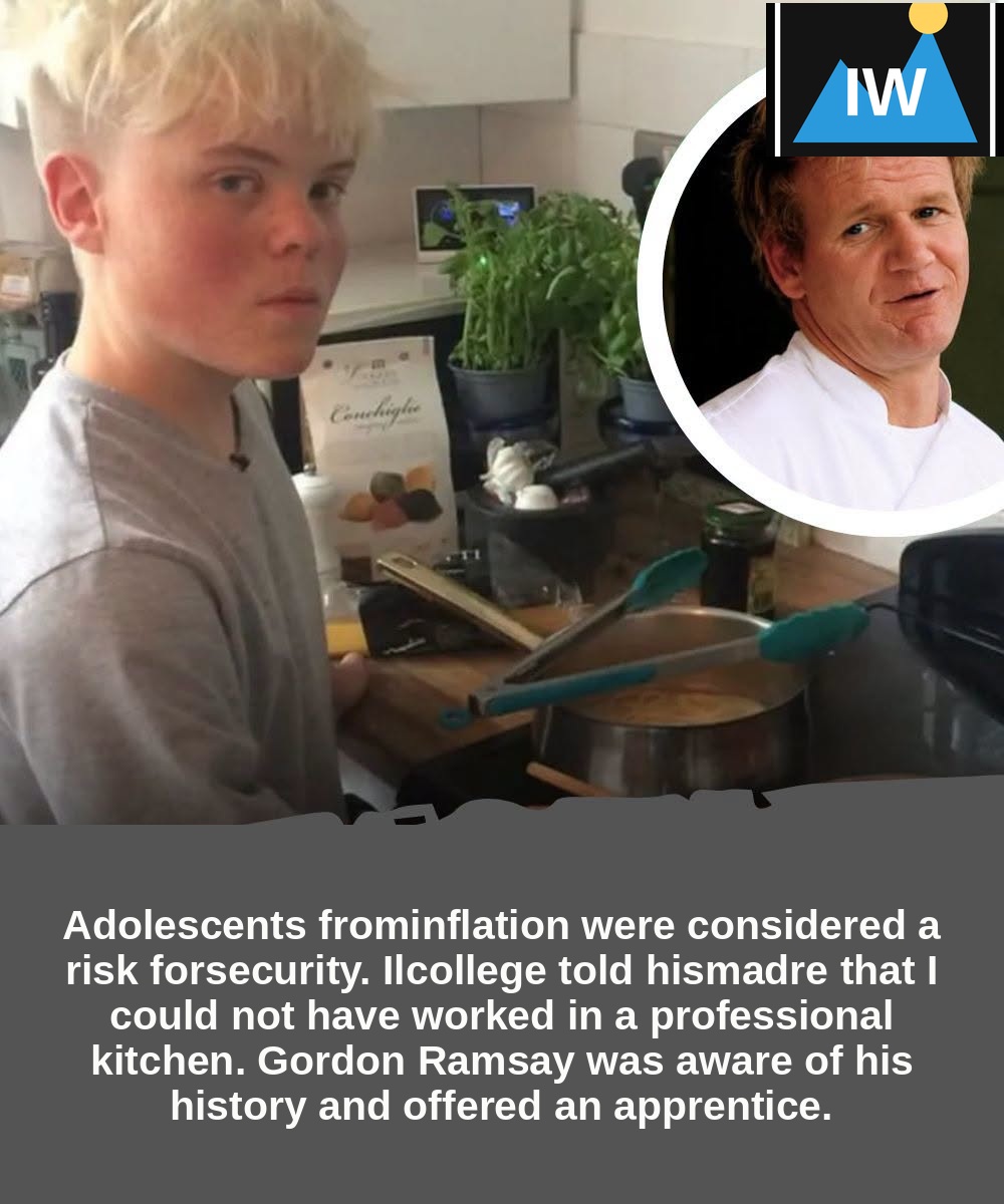At 18, they told him he would never work in a real kitchen. Then Gordon Ramsay read his story.